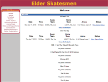 Tablet Screenshot of elderskatesmen.itzhockey.com